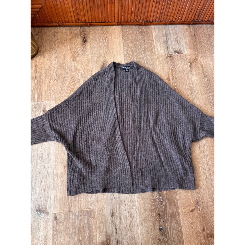 Barefoot Dreams Brown CozyChic Ribbed Cardigan Size S/M‎